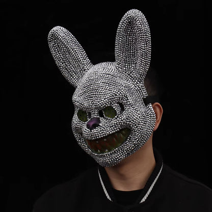 MÁSCARA HALLOWEEN EDICIÓN EXCLUSIVA CON PIEDRERÍA
