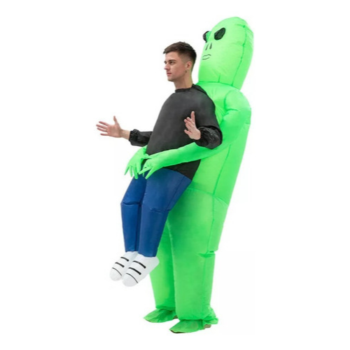 Disfraz Inflable EXTRATERRESTE Divertido Para Adultos